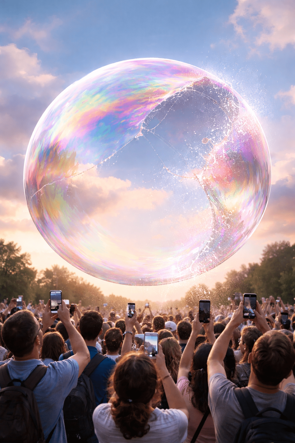bubble crowd